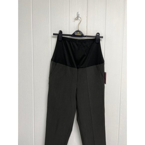 Oh Mamma! Women's Heathered Gray Maternity Dress Pants Size S - Picture 11 of 12